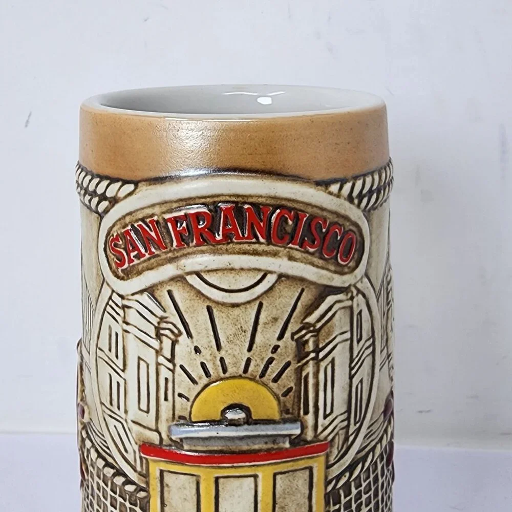Vintage Budweiser Limited Edition San Francisco Ceramic Beer Stein - Picture 6 of 13